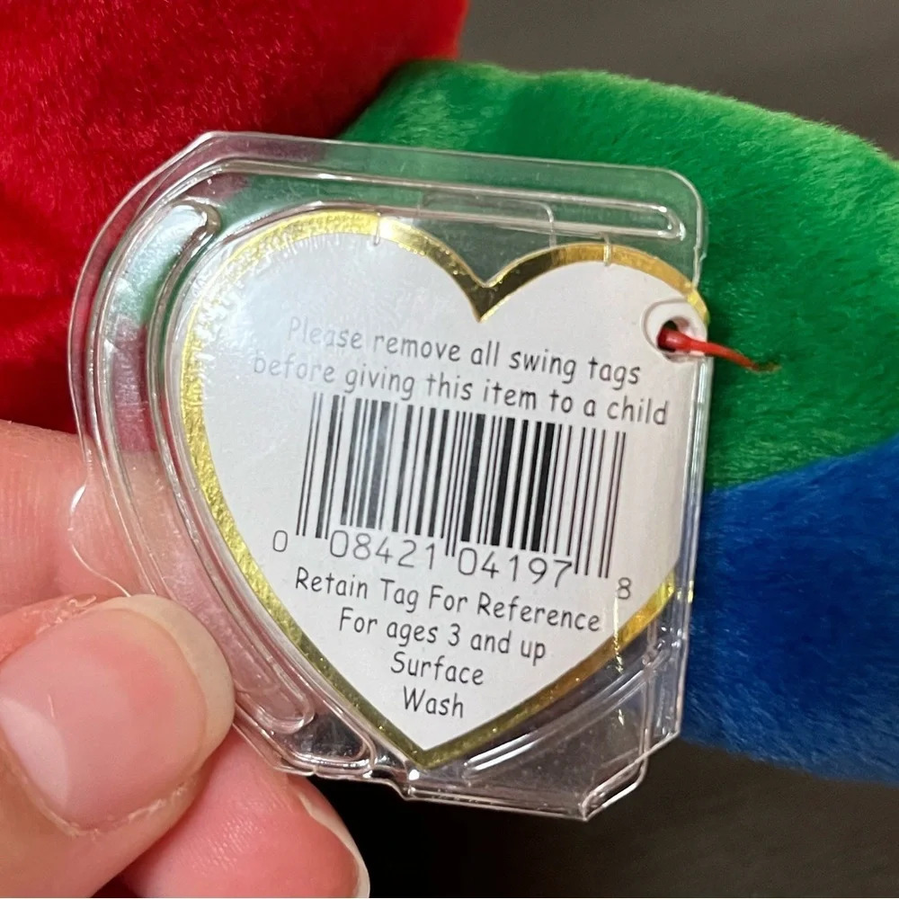 JABBER Parrot Beanie Babies- With Tag Errors - Picture 5 of 9